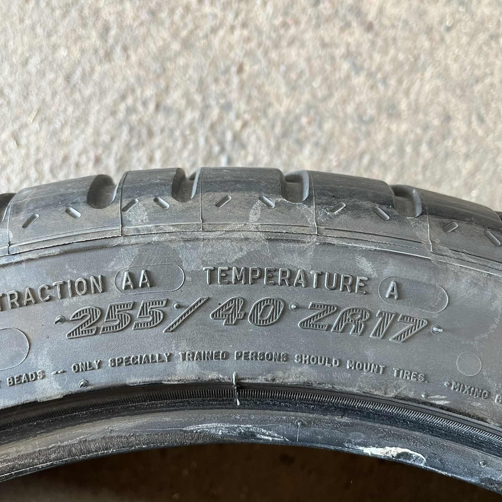 17" - 255/40r17 Michelin Pilot Sport A/S 3 (2 kpl) 