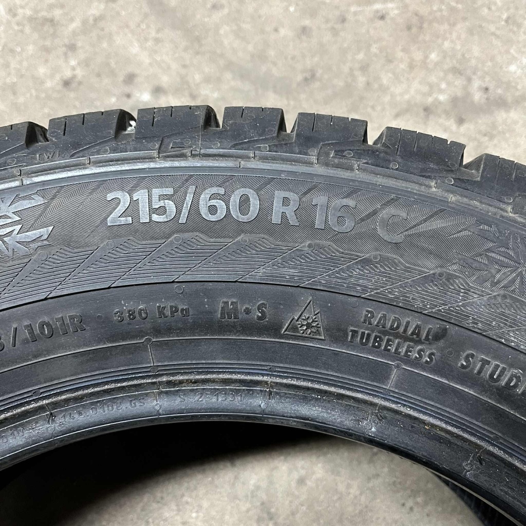 C 16" - 215/60r16C Continental VanContact Ice (2 kpl) 