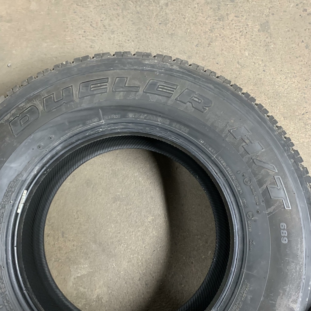 16" - 265/70r16 Bridgestone Dueler H/T 689 