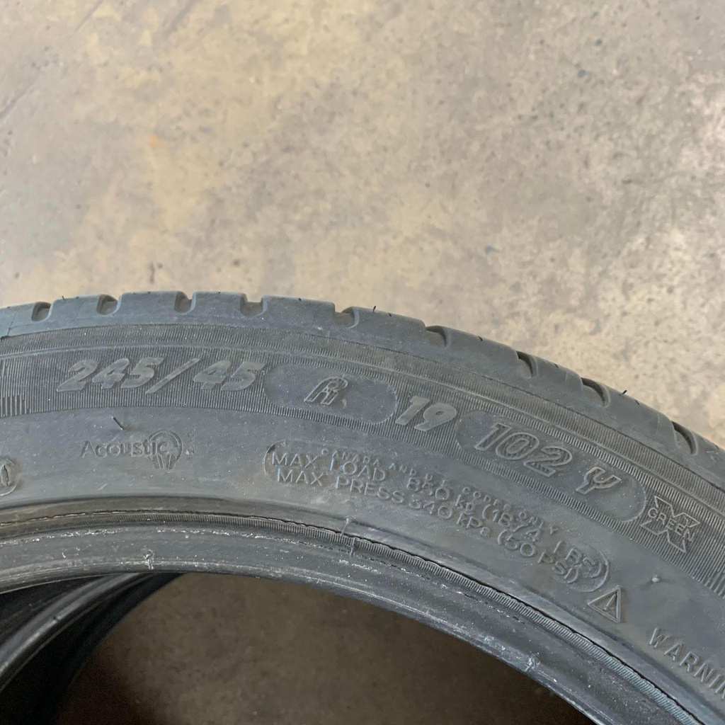 19" - 245/45r19 Michelin Pilot Sport 3 TO Acoustic (2 kpl) 