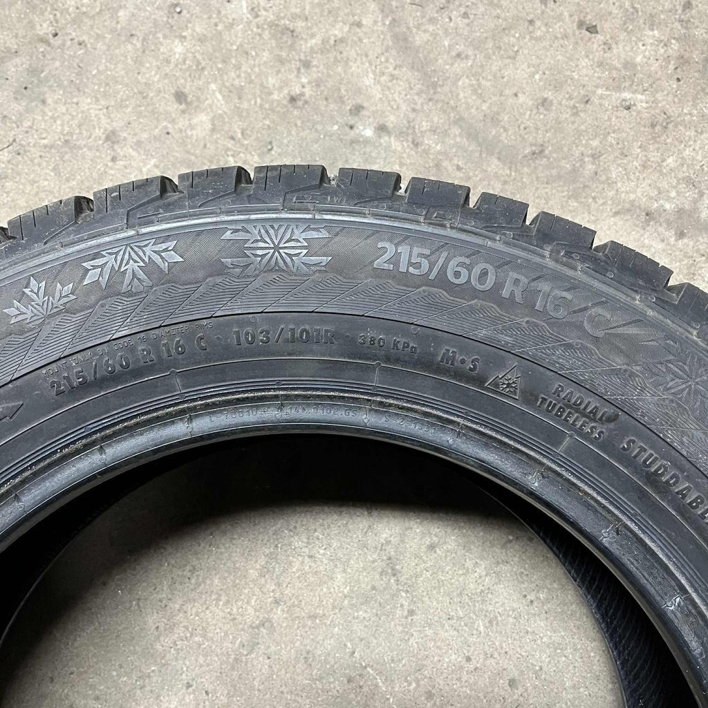 C 16" - 215/60r16C Continental VanContact Ice (2 kpl) 