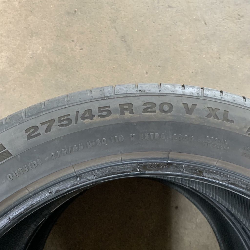 20" - 275/45r20 Continental SportContact 5 VOL ContiSilent (2 kpl) 