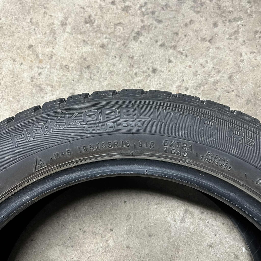 16" - 195/55r16 Nokian Tyres Hakkapeliitta R3 