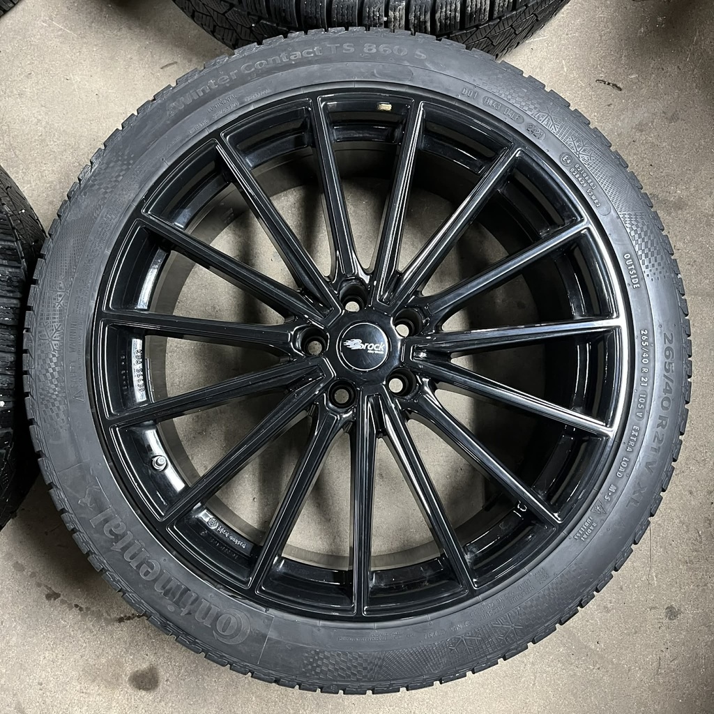 BROCK B43 BLACK 8.5×21″ 5/112 ET30 CB66.6 / KÄYTETYT VANTEET