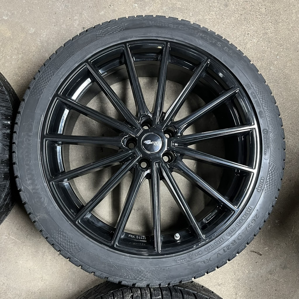 BROCK B43 BLACK 8.5×21″ 5/112 ET30 CB66.6 / KÄYTETYT VANTEET