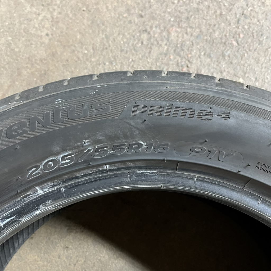 KÄYTETTY 205/55r16 Hankook Ventus Prime 4 K135 (2 kpl)