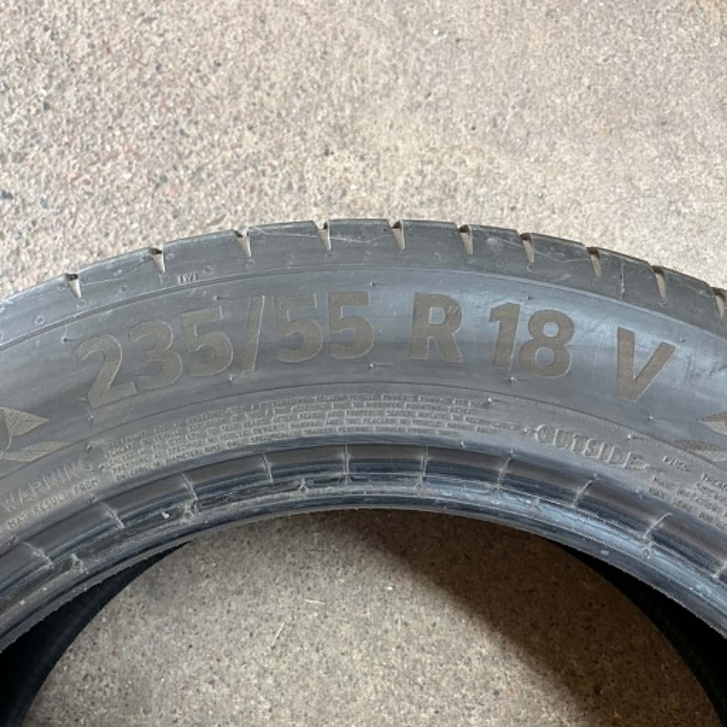 KÄYTETTY 235/55r18 Continental PremiumContact 7 (2 kpl)