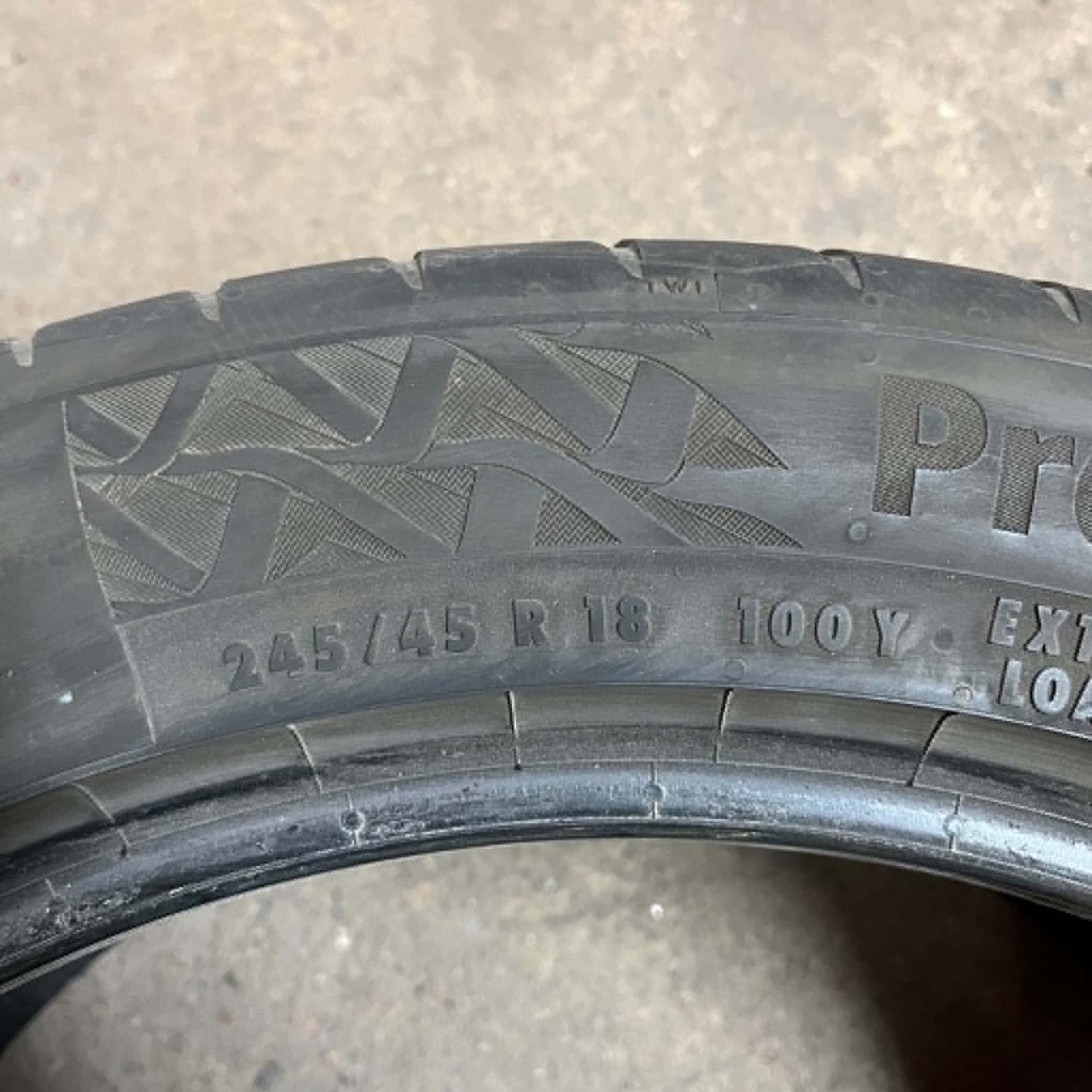 KÄYTETTY 235/55r18 Continental PremiumContact 7 (1 kpl)