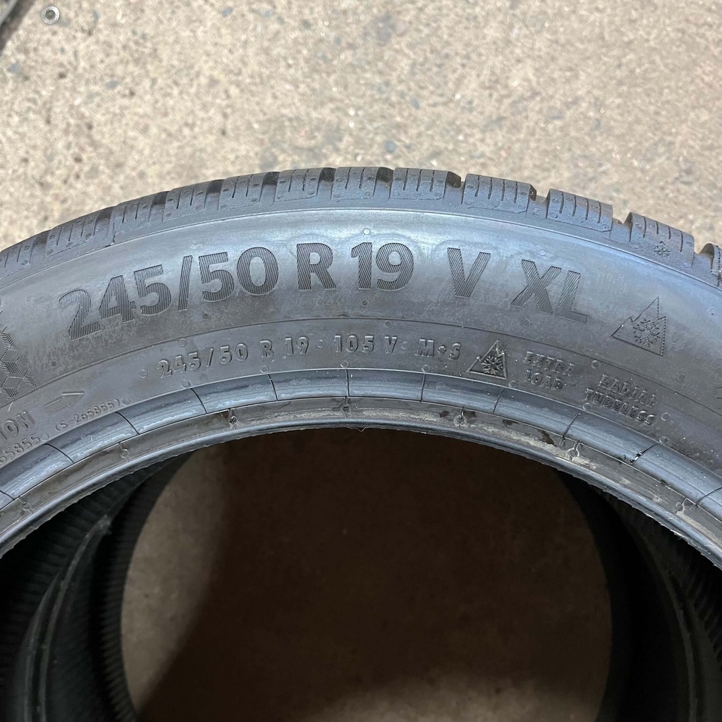 KÄYTETTY 245/50r19 Continental WinterContact TS 870 P (2 kpl)