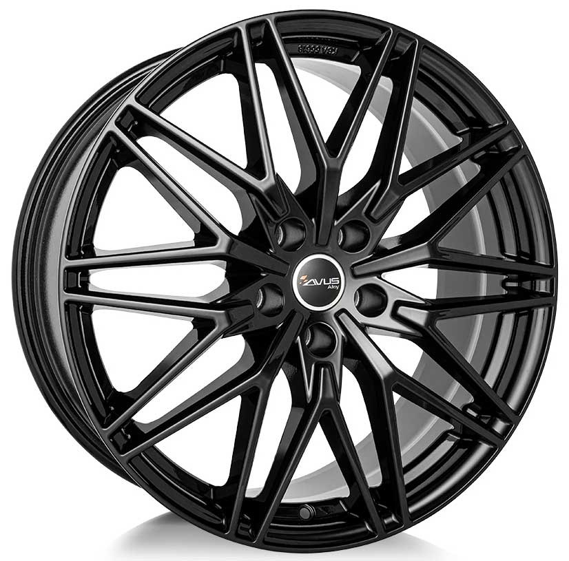 AVUS MB6 GLOSS BLACK 8x19 5/130 ET39 CB66.4
