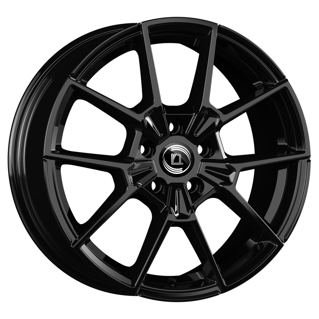 DIEWE NEVE GLOSSY BLACK 6.5x16 4/100 ET43 CB73.1