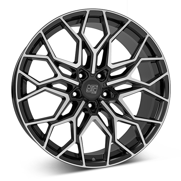 MSW 51 G.BLK/POL | 8,5X21 5-114,3 E45 C73,10 60 8.5x21 5/114.3 ET45 CB73.1