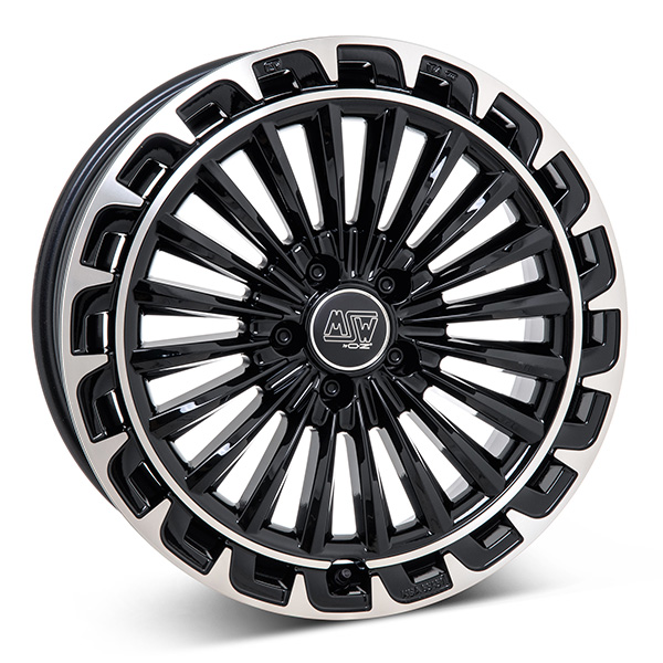 MSW 32 G.BLK/POL | 8,5X20 5-112 E38,5 C66,60 R14 8.5x20 5/112 ET38.5 CB66.6