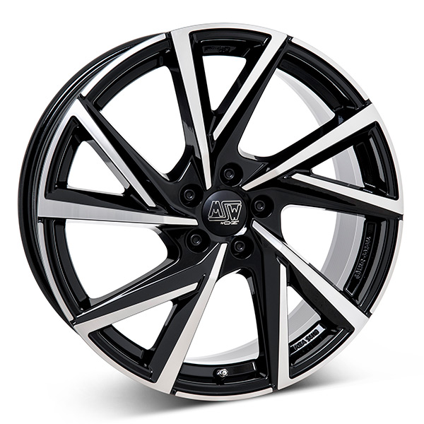 MSW 80 G.BLK/POL | 5X17 4-100 E40 C54,06 R14 5x17 4/100 ET40 CB54.1
