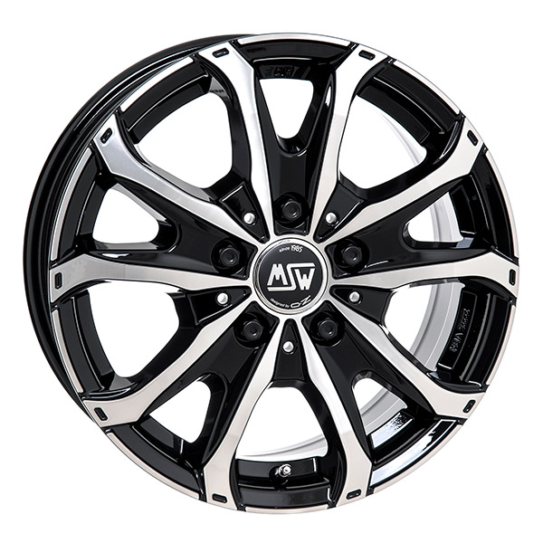 MSW 48 VAN BLK/POL | 7X17 5-108 E46 C65,1 60 7x17 5/108 ET46 CB65.1
