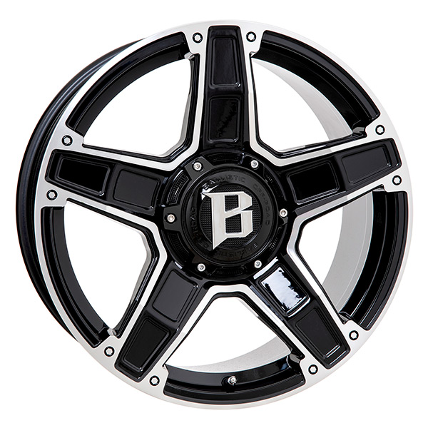 BALLISTIC DAKOTA BLK/POL | 9X22 6-139,7 E35 C67,1 60 9x22 6/139.7 ET35 CB67.1