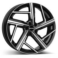 MAK QVATTRO BLK/POL 9.5x21 5/112 ET36 CB66.5