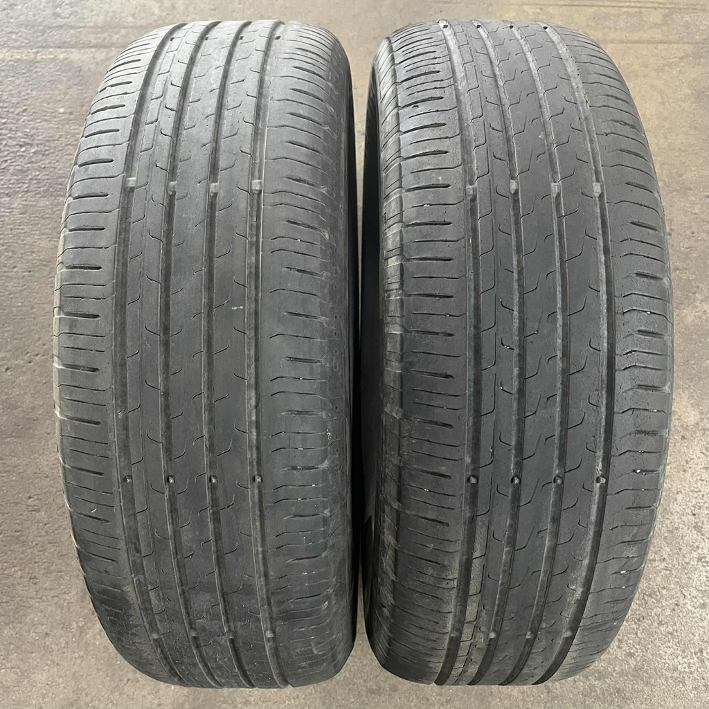 16" - 215/65r16 Continental EcoContact 6 (2 kpl) / KÄYTETYT KESÄRENKAAT