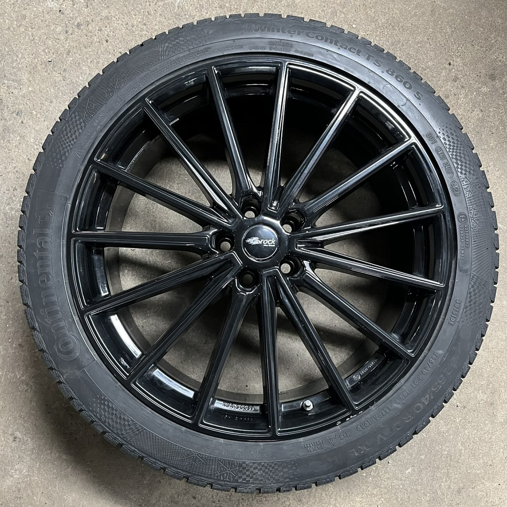 BROCK B43 BLACK 8.5×21″ 5/112 ET30 CB66.6 / KÄYTETYT VANTEET