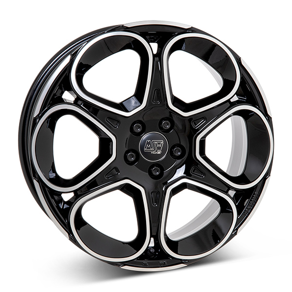 MSW 83 G.BLK/POL | 7,5X18 5-114,3 E32 C73,10 60 7.5x18 5/114.3 ET32 CB73.1