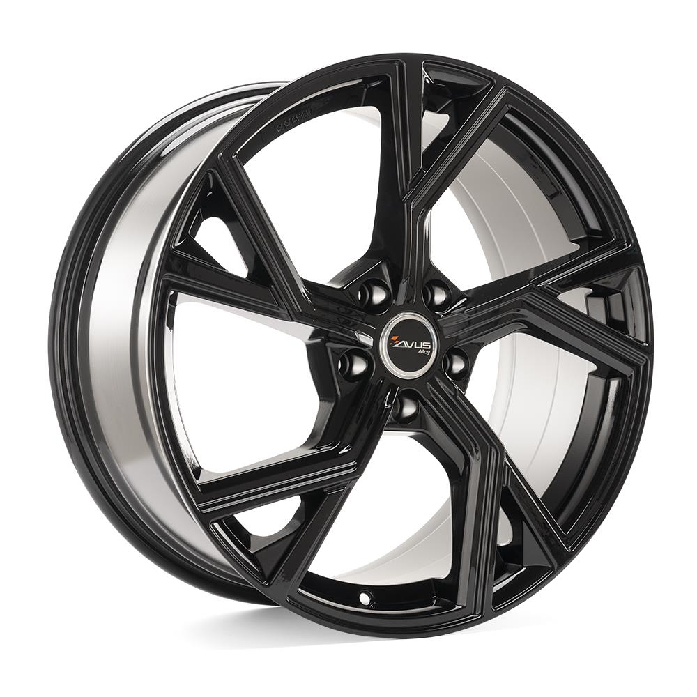 AVUS AF-20 GLOSS BLACK 8.5x19 5/112 ET40 CB66.4