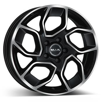 MAK EXPRESS BLACK MIRROR 6.5x16 5/160 ET60 CB65.1