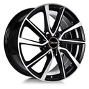 AVUS AC-518 BLACK POLISHED 6.5x16 5/100 ET40 CB54.1