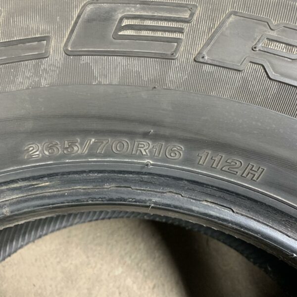 16" - 265/70r16 Bridgestone Dueler H/T 689 - Image 4