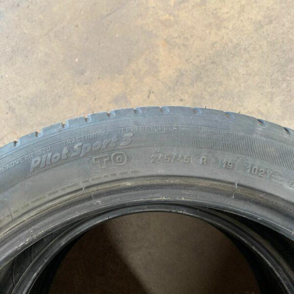 19" - 245/45r19 Michelin Pilot Sport 3 TO Acoustic (2 kpl) - Image 3