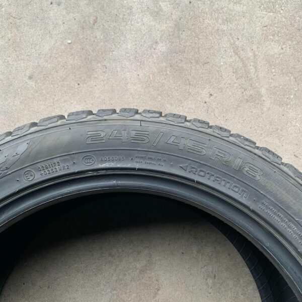 18" - 245/45r18 Nokian Tyres Hakkapeliitta 9 (2 kpl) - Image 5